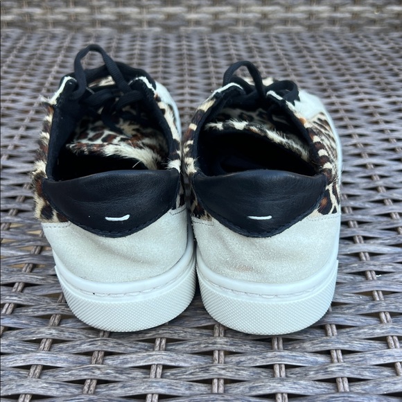 Zara Women’s Leopard Animal Print Tan Black Stylish Sneakers Size 7 - Picture 4 of 9